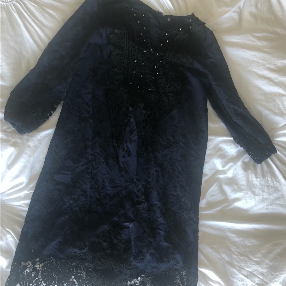 Detailed Tahari Tunic Dress - Small